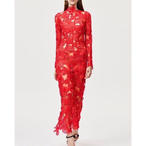 Christopher Kane Heart Dress - Picture 1 of 2